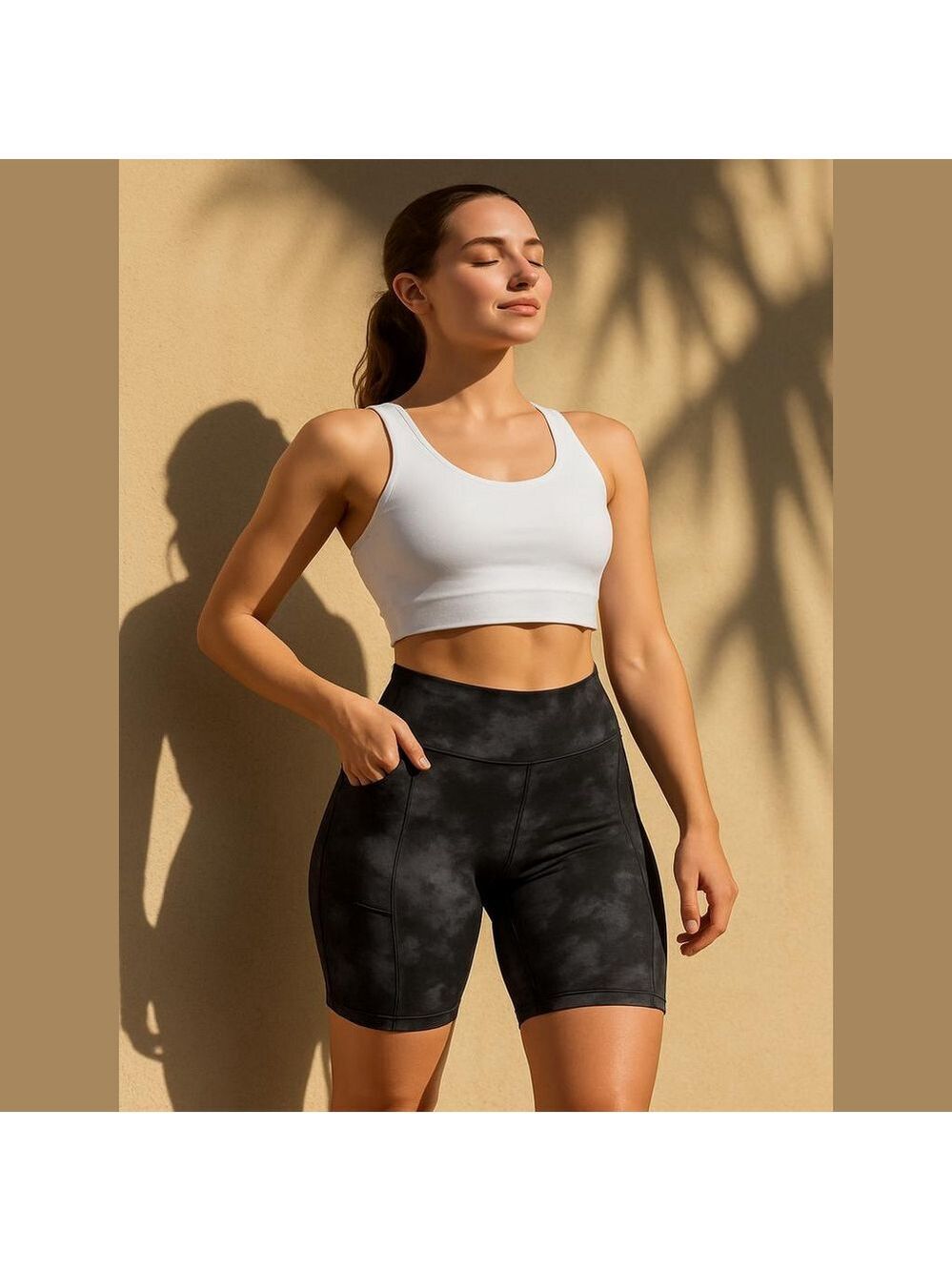 Gilly hicks by Abercrombie bike shorts size small